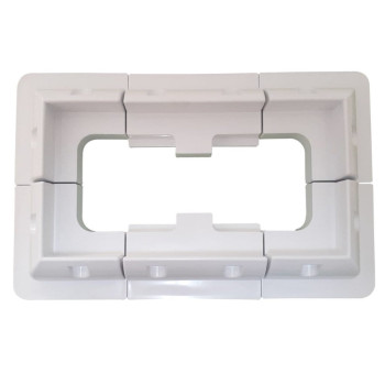 KARAVAN MONTAJ SETİ BEYAZ 6'LI SET (4 KÖŞE, 2 YAN)