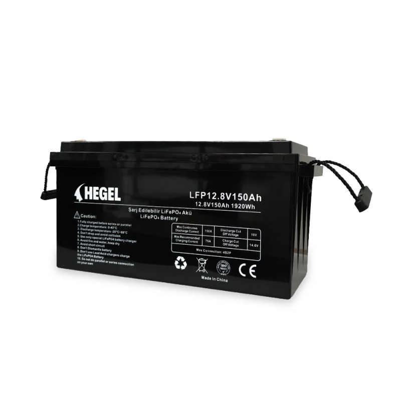 LİFEPO4 LİTYUM AKÜ 12.8V 150AH 