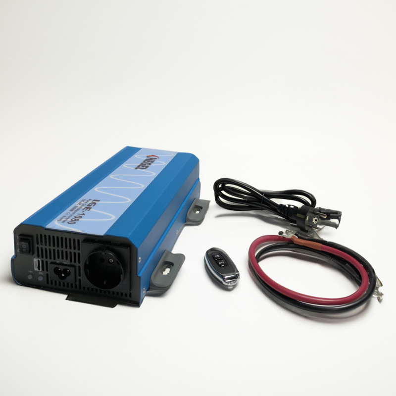 1000W 12V TAM SİNÜS AC ŞARJLI KUMANDALI İNVERTER